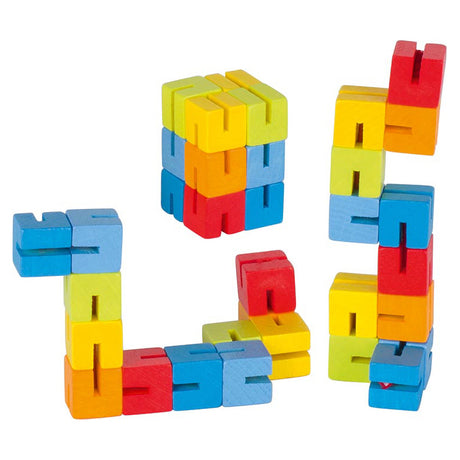 Puzzle w kształcie kostki Goki. 14,5cm. 4+