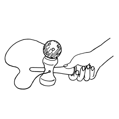 Goki Kendama czerwony. 17cm. 4+