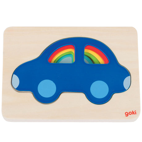 Puzzle samochodowe Goki, 5 warstw