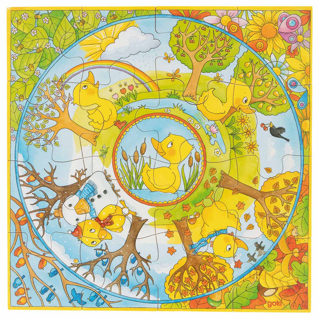 GOKI Wooden Seasons Puzze XL, 16st.