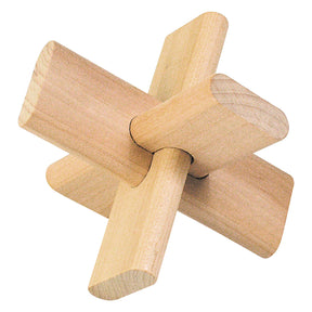 Drewniana puzzle w bawełnianej łanice