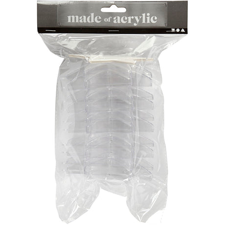 Firma Creativ https: www.cchobby.nl deco-star-h-10-cm-transparent-5-piece-1-box