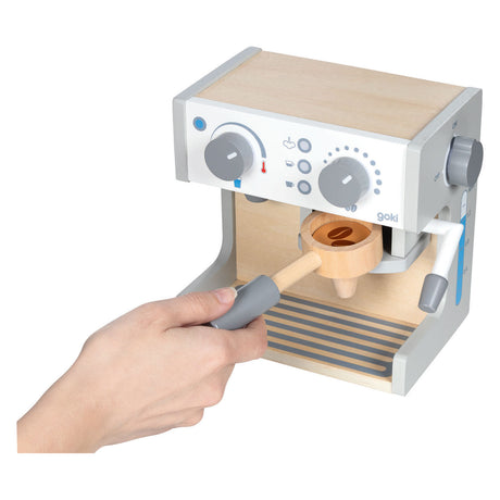 Drewniany ekspres do kawy i herbaty Goki - 16 sztuk.