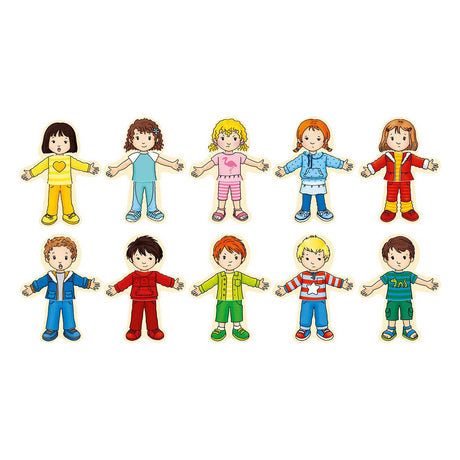 Goki drewniany puzzle i dziewczyna w Houten Box, 36st.