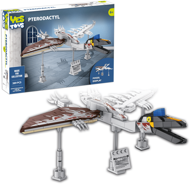 Oku Yestoys skamielina pterodaktyla 389 części