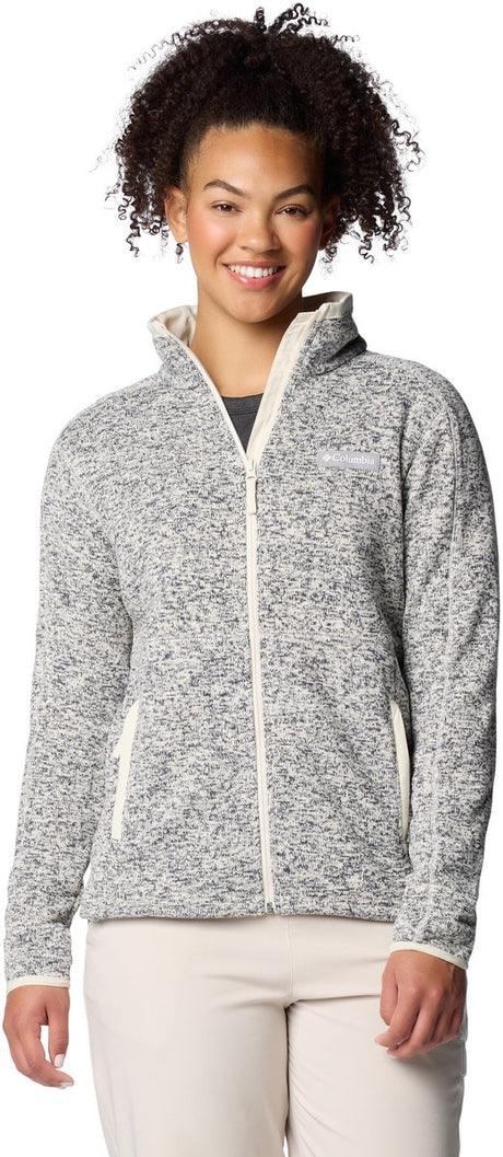 Damski sweter outdoorowy Columbia sweter Weather™ full zip ii - kredowy wrzos
