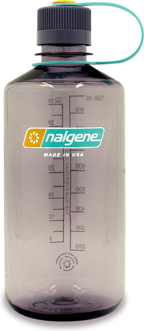 Nalgene - butelka z wąską ustą - butelka do picia - butelka na wodę - szczelna - 500 ml - bez BPA - podtrzymania - bakłażan