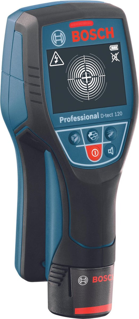 Profesjonalny wykrywacz Bosch d-tect 120 (1 x akumulator 12 V + ładowarka al 1130 cv)
