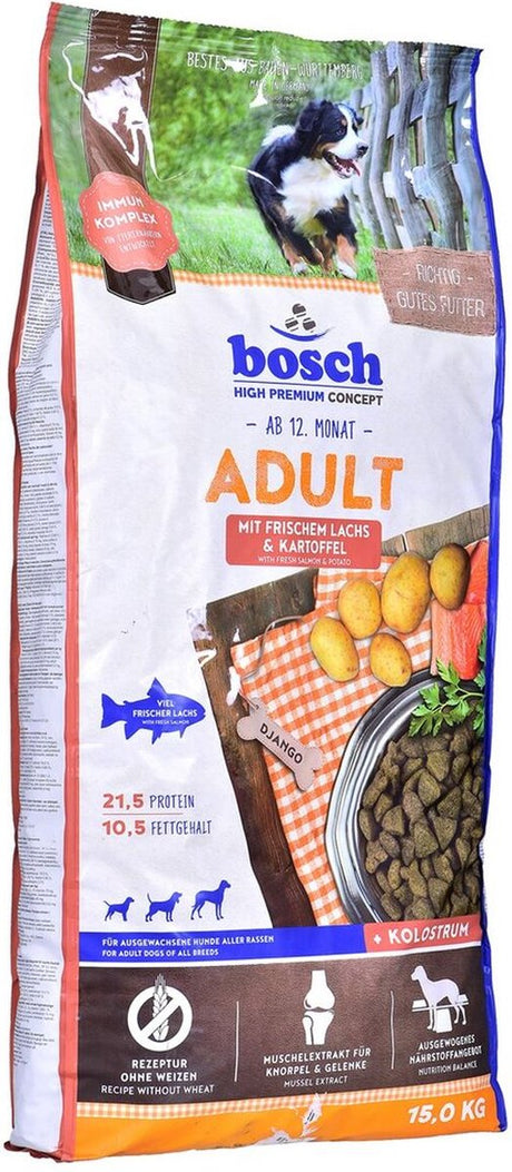 Karma Bosch dla dorosłych ziemniaków z łososiem 15 kg