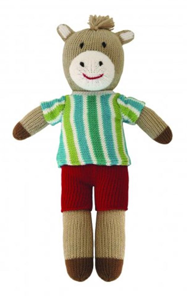 Przytulny koń z dzianiny Harry, ok. 36cm