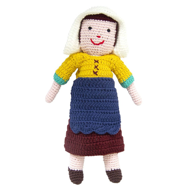 Knuffel gehaakt melkmeisje van vermeer
