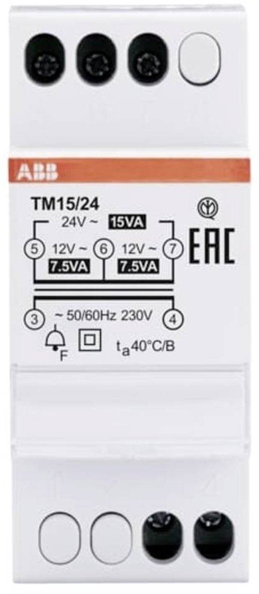 Transformator dzwonkowy Busch-Jaeger ABB 2CSM228745R0802 12 V, 24 V 1,25 A