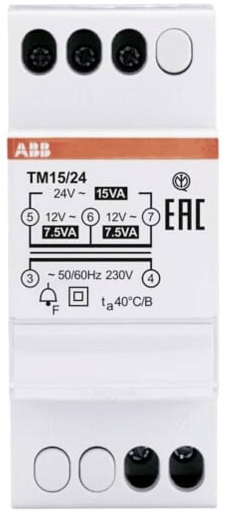Transformator dzwonkowy Busch-Jaeger ABB 2CSM228745R0802 12 V, 24 V 1,25 A