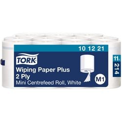 Wiper mini rolka centralnie dozująca zaawansowany tork 420 m1 2-warstwowy biały