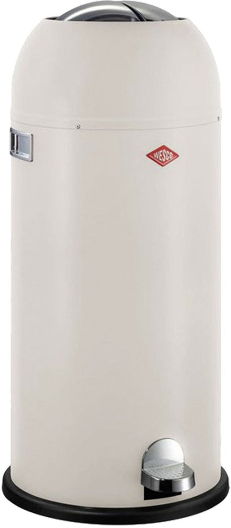 Kosz na śmieci Wesco kickmaster maxi | kosz na pedały | 40 litrów | metal - piasek matowy | kosz na śmieci - wyprodukowany w Niemczech