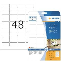 Niemarkowa etykieta sans marque herma power. biały 45,7x21,2 25 bl. din a4 1200 sztuk 10902