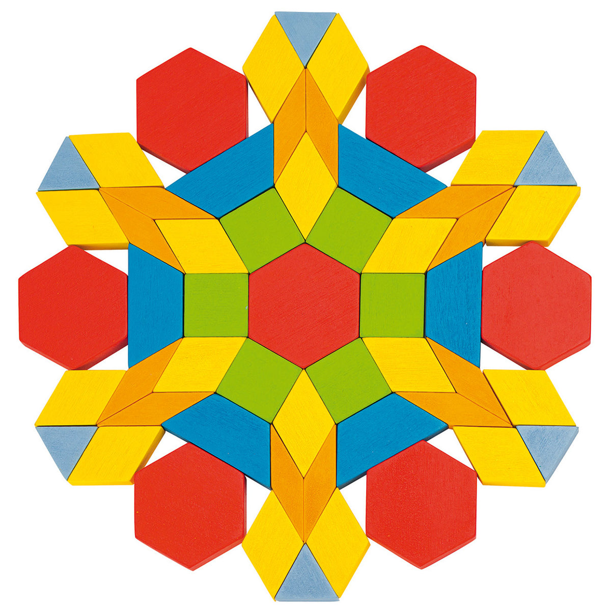 GOKI Wooden Puzzle Geo, 250dlg.