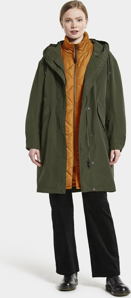 Damska parka outdoorowa Didriksons gabriella wns w rozmiarze 32 34