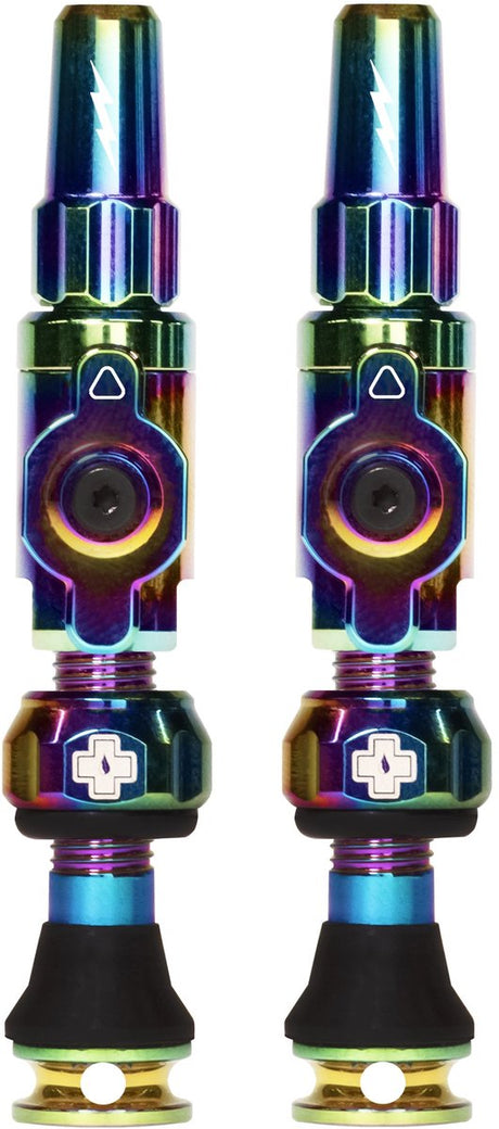 Zawór bezdętkowy Muc-off big bore lite mały opalizujący francuski zawór presta 30mm