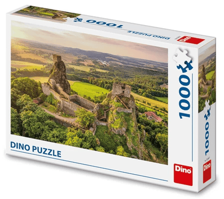 Puzzle Dinotoys Dino - Zamek Trosky w Czechach - 1000 elementów