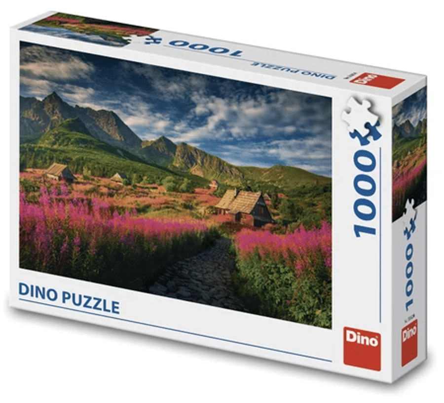 Dinotoys puzzle dinozaury Doliny Gąsienicy - 1000 elementów