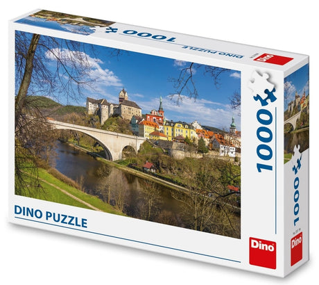 Puzzle Dinotoys z ladą zamkową Czechy - 1000 elementów