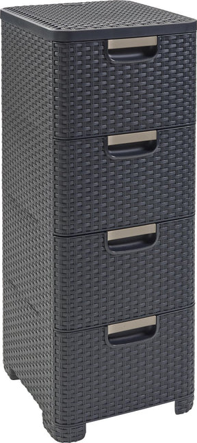 System szuflad Curver - 4x14l - antracyt