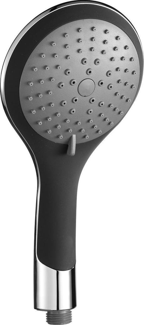 Główka prysznicowa Schütte Broadway - głowica prysznicowa ø 12 cm - 5 pozycji - czarny chrom