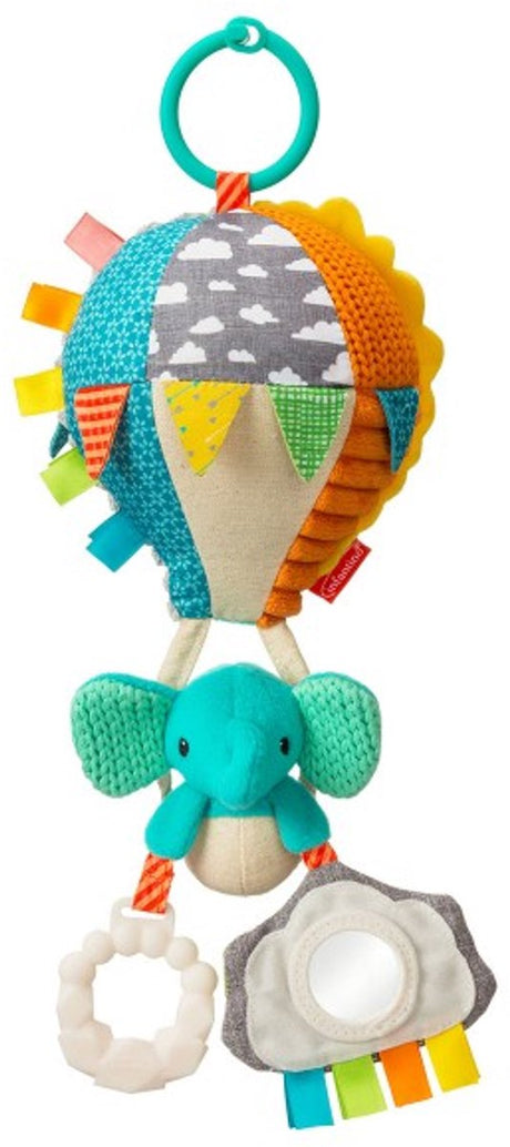 Balon na ogrzane powietrze Infantino z gryzakiem i grzechotką.