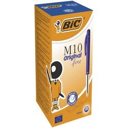 Długopis Bic m10 0,4mm niebieski 50 sztuk