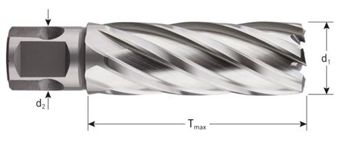Wiertarka rdzeniowa Rotec hss-xe silver-line 52,0 mm sl55