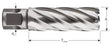 Wiertło rdzeniowe Rotec hss-xe silver-line 16,0 mm sl55