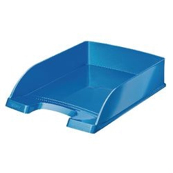Przegródki na listy wow leitz a4 metalicznie niebieskie, można układać jeden na drugim