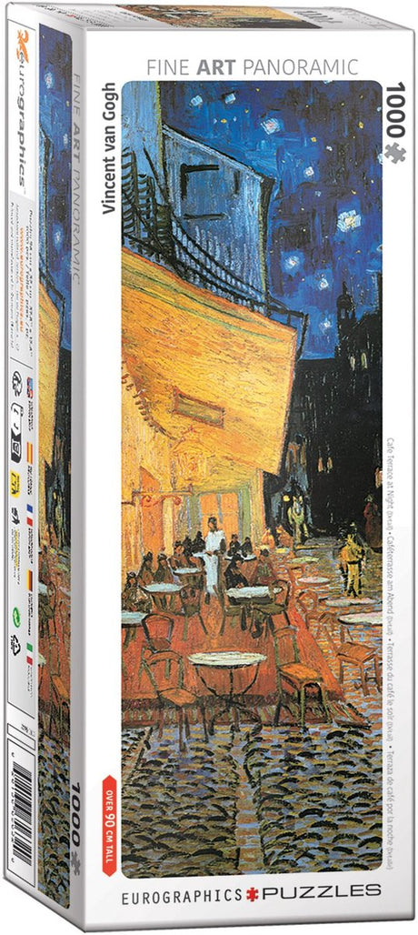Kawiarnia z puzzlami Eurographics nocą Vincent van Gogh 1000 dzieł sztuki.