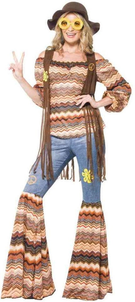 Kostium damski Vegaoo hippie harmonia - przebranie - średni