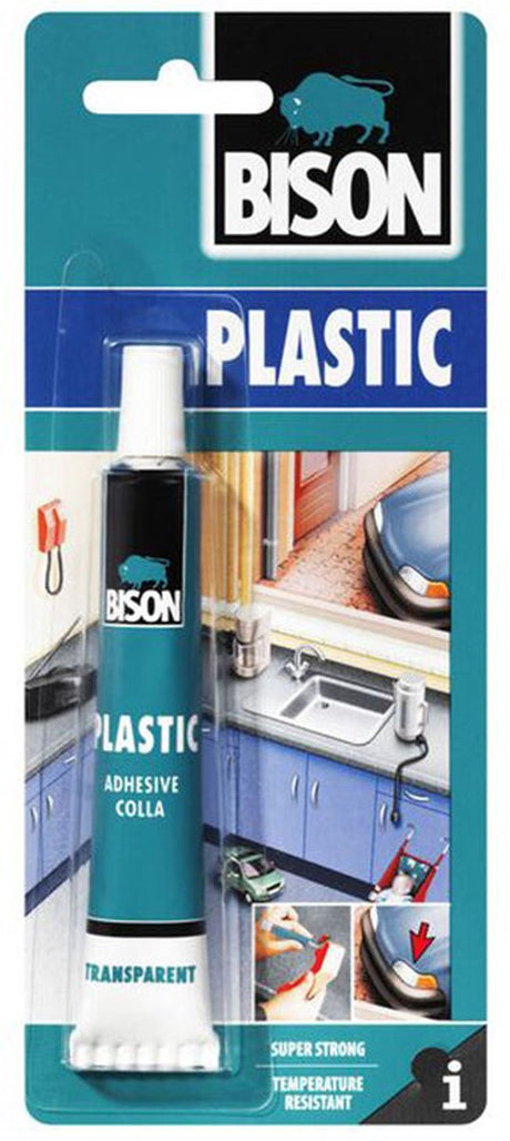 Klej do tworzyw sztucznych Bison przezroczysty - 25ml