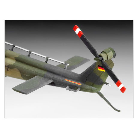 Revell zestaw do sklejania pojazdów wojskowych - 04444 bell uh-1d - plastik sar - 1:72 - modelarstwo