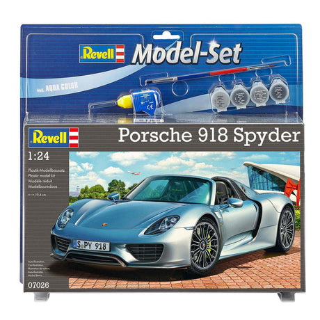 Zestaw modeli Revell - Porsche 918 Spyder - w zestawie. podstawowe kolory farb