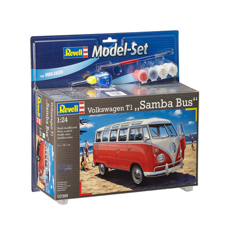 Zestaw modeli Revell vw t1 samba bus 173szt. - m.in. podstawowe kolory farb