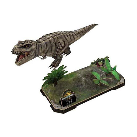 Zestaw do budowania puzzli 3D firmy Revell Jurassic World - t. rex - 45 szt.