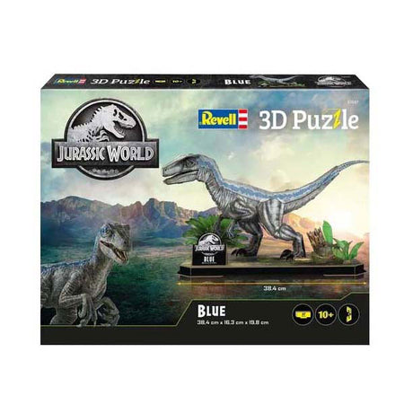 Zestaw do budowania puzzli 3D firmy Revell Jurassic World - Velociraptor - 57 elementów.