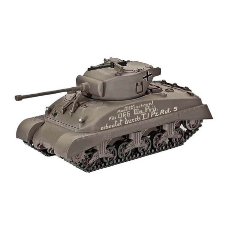 Zestaw do sklejania firmy Revell - Sherman M4A1 1:72 - 86 elementów.