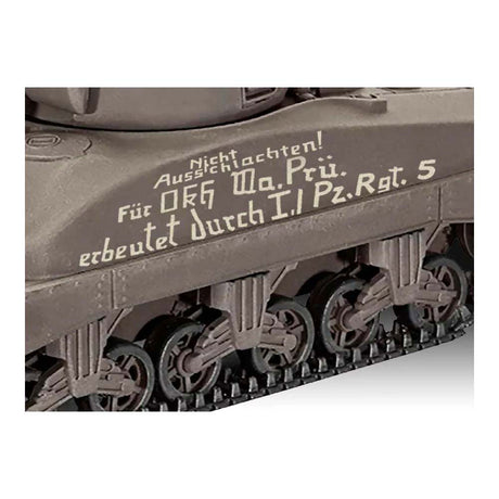 Zestaw do sklejania firmy Revell - Sherman M4A1 1:72 - 86 elementów.