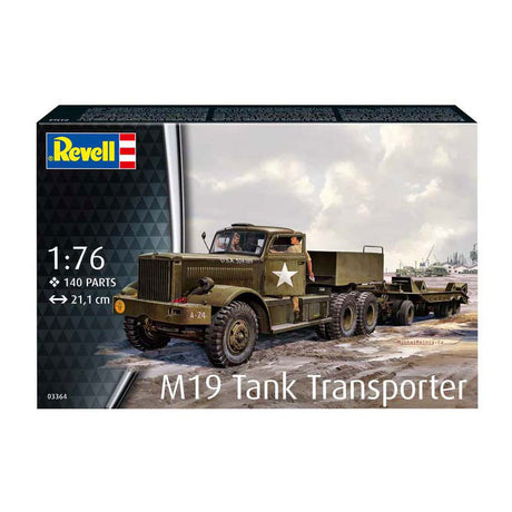 Zestaw do sklejania Revell - transporter czołgu m19 1:76 - 140 elementów.