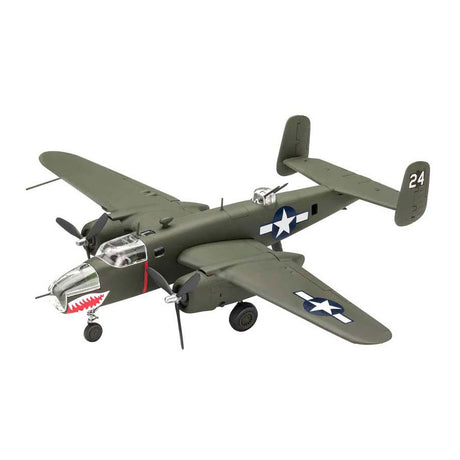 Revell zestaw do budowania modeli pojazdów wojskowych - 03650 b-25 Mitchell Easy-Click-system plastikowy - 1:72 - modelarstwo