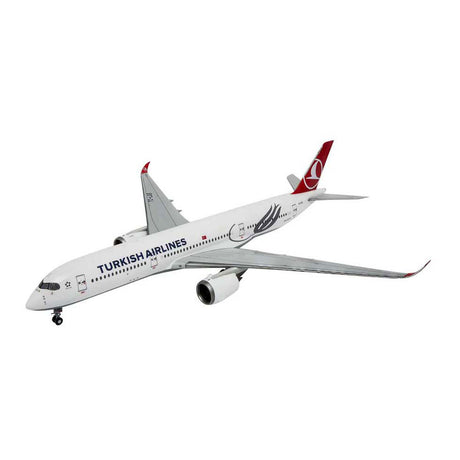 Zestaw do sklejania Revell - Airbus A350-900 tureckich linii lotniczych 1:144 - 120szt.