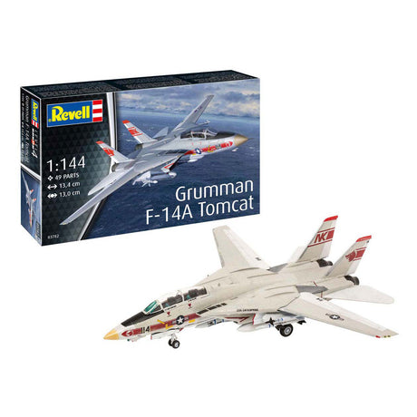 Revell model samolotu - 03782 Grumman f-14a Tomcat - plastikowy myśliwiec - 1:144 - modelarstwo