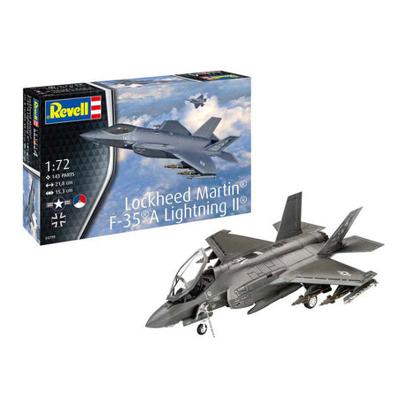 Zestaw do sklejania Revell - Lockheed Martin F35 a Lightning II 1:72 - 143szt.