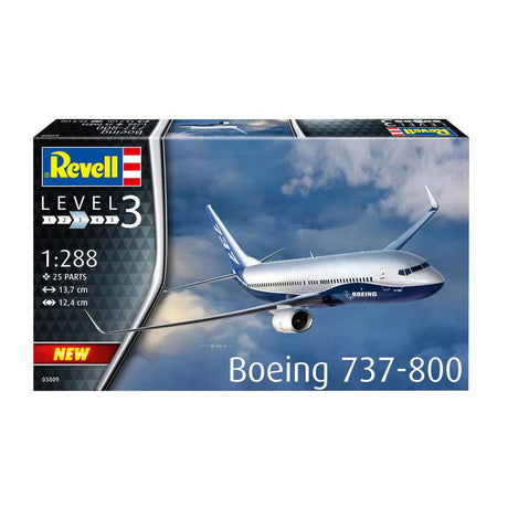 Zestaw do sklejania Revell - Boeing 737-800 1:288 - 25 szt.