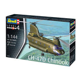 Revell zestaw do budowania modeli pojazdów wojskowych - 03825 ch-47d Chinook Heli Plastic - 1:144 - modelarstwo